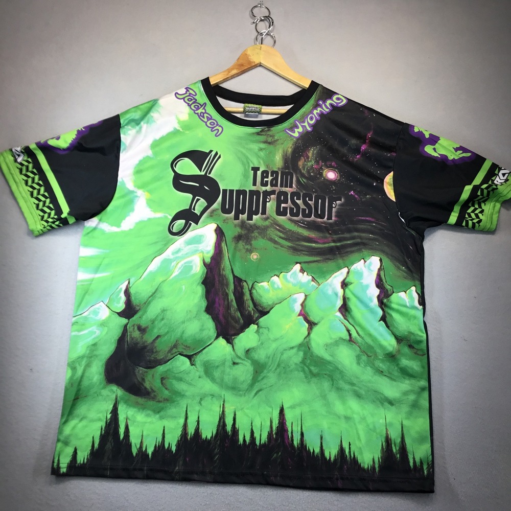 Raza Team Suppressor Paintball Jersey Jackson Wyoming Teton Galaxy Mens 2X la